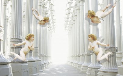 фотообои Ангелы и колонны