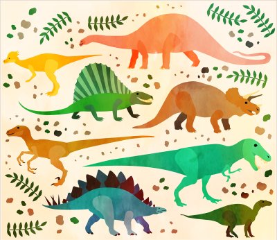 постеры Динозаврики