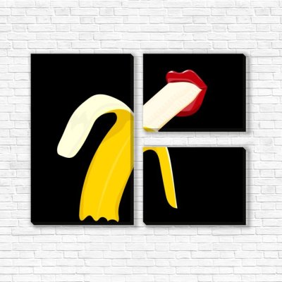 модульные картины Банан