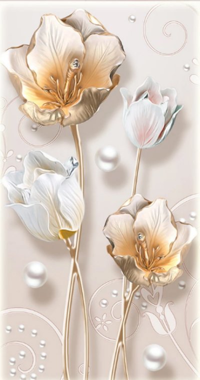 фотообои Жемчужные тюльпаны