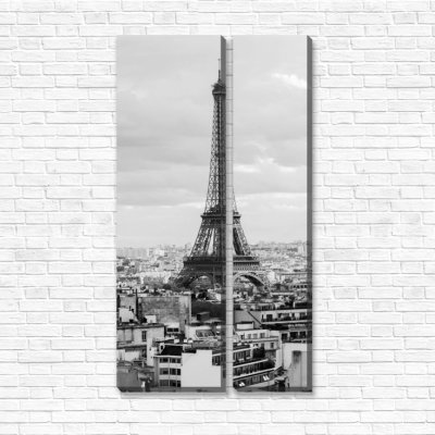 модульные картины Парижские крыши